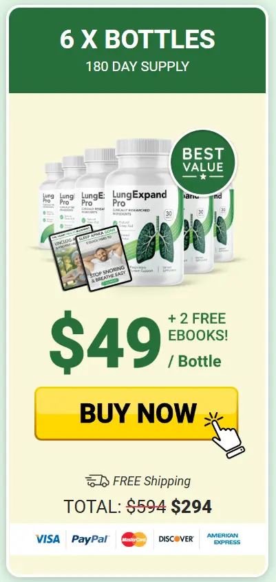 LungExpand Pro order 6 bottles